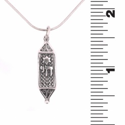 Chai-Star-Silver-Mezuzah-Necklace-0421552-2