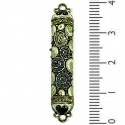 Crystal-and-Pearl-Mezuzah-in-Green-441234-1