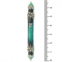 Granular-Crystal-Mezuzah-in-Green-Large-011851-2