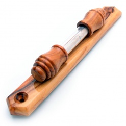 Olive-Wood-Mezuzah-with-Display-Small-Made-in-Israel-062977S-2