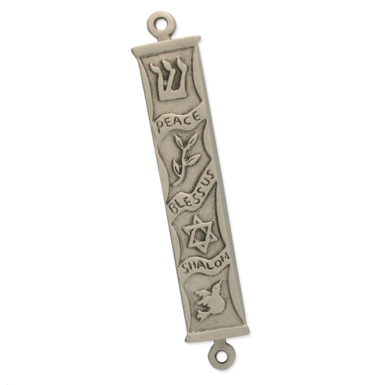Peace and Blessing Mezuzah