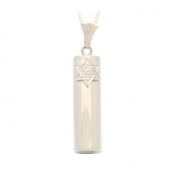 Sterling-Silver-Rounded-Zion-Mezuzah-Pendant-242504-1